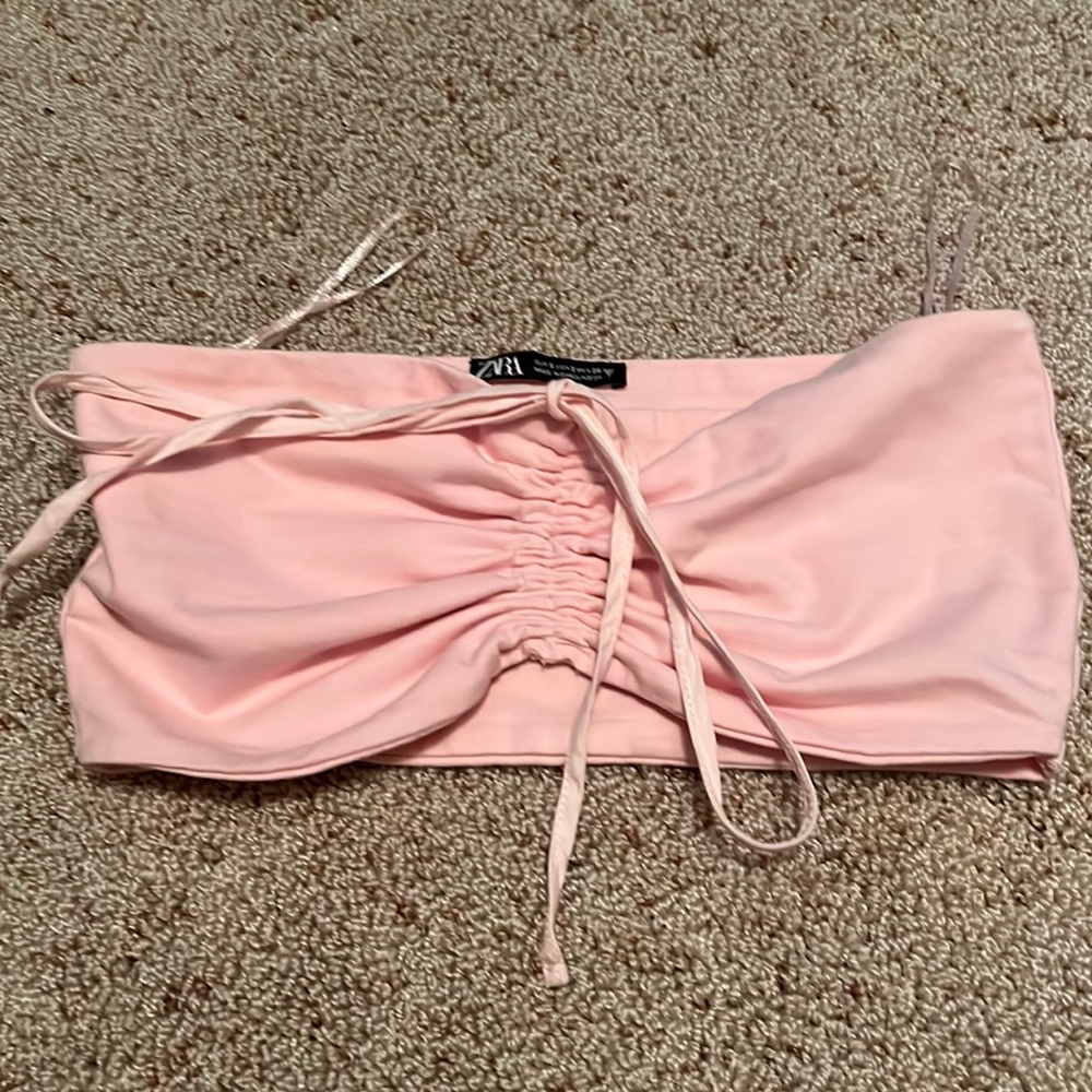 ZARA PINK CROP TOP